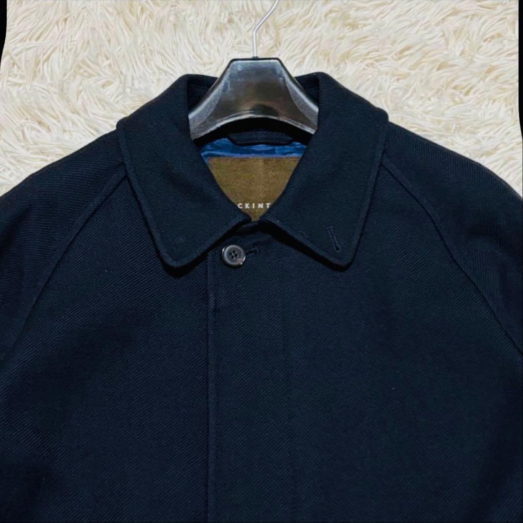 マッキントッシュ バルマカーンコート ステンカラー ラグランスリーブ 英国製42