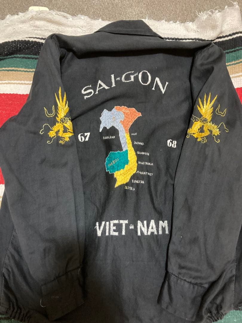 60s当時物　ビンテージベトジャン　38　（デッドで購入後水洗い）