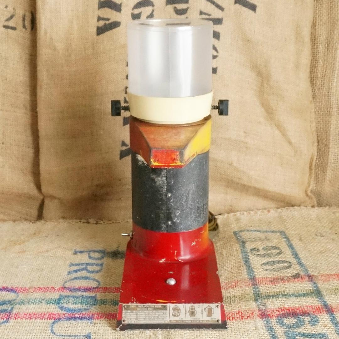 超レア　ビンテージ　業務用　縦型　電動　コーヒーミル　コレクターズアイテム