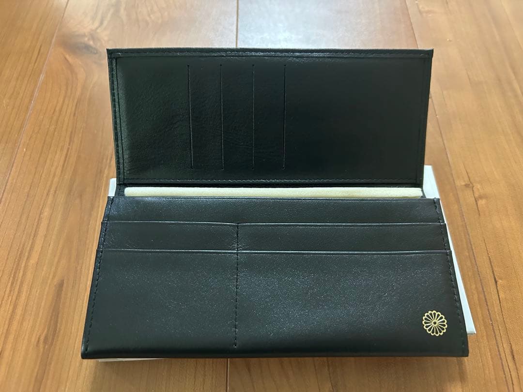 き*う様 皇居 財布 特製財布 ブラック 大安吉日購入【1点限り】