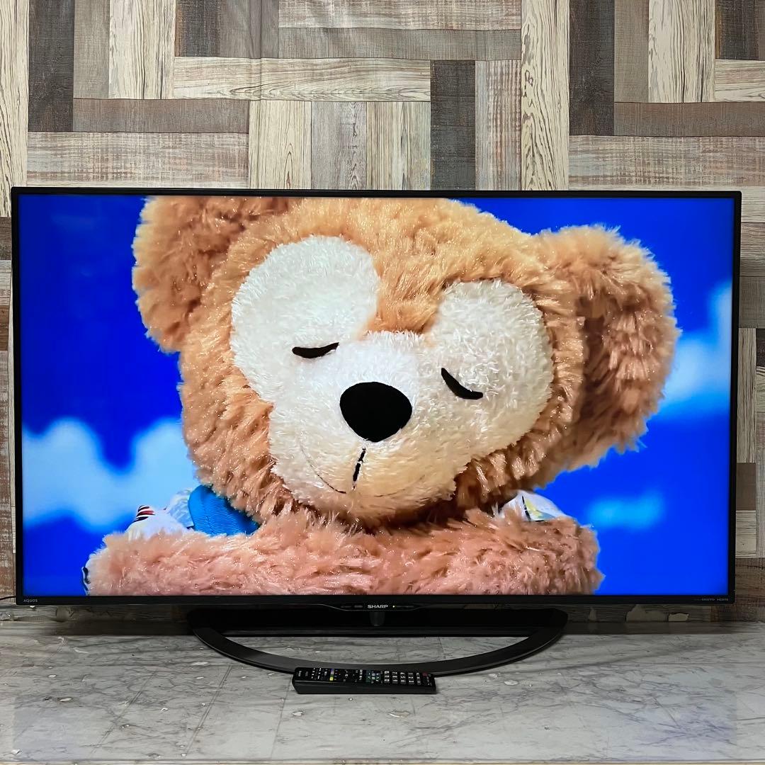 即日受渡❣️全国送料込シャープ50型4Kテレビ YouTube.NETFLIX視聴