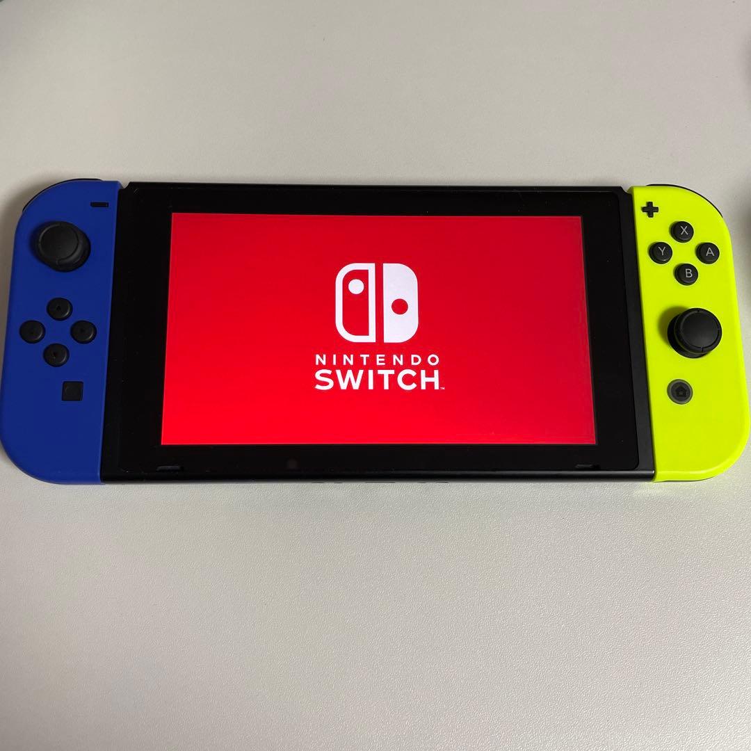 Nintendo Switch 本体　青、黄色ジョイコン　動作確認済み