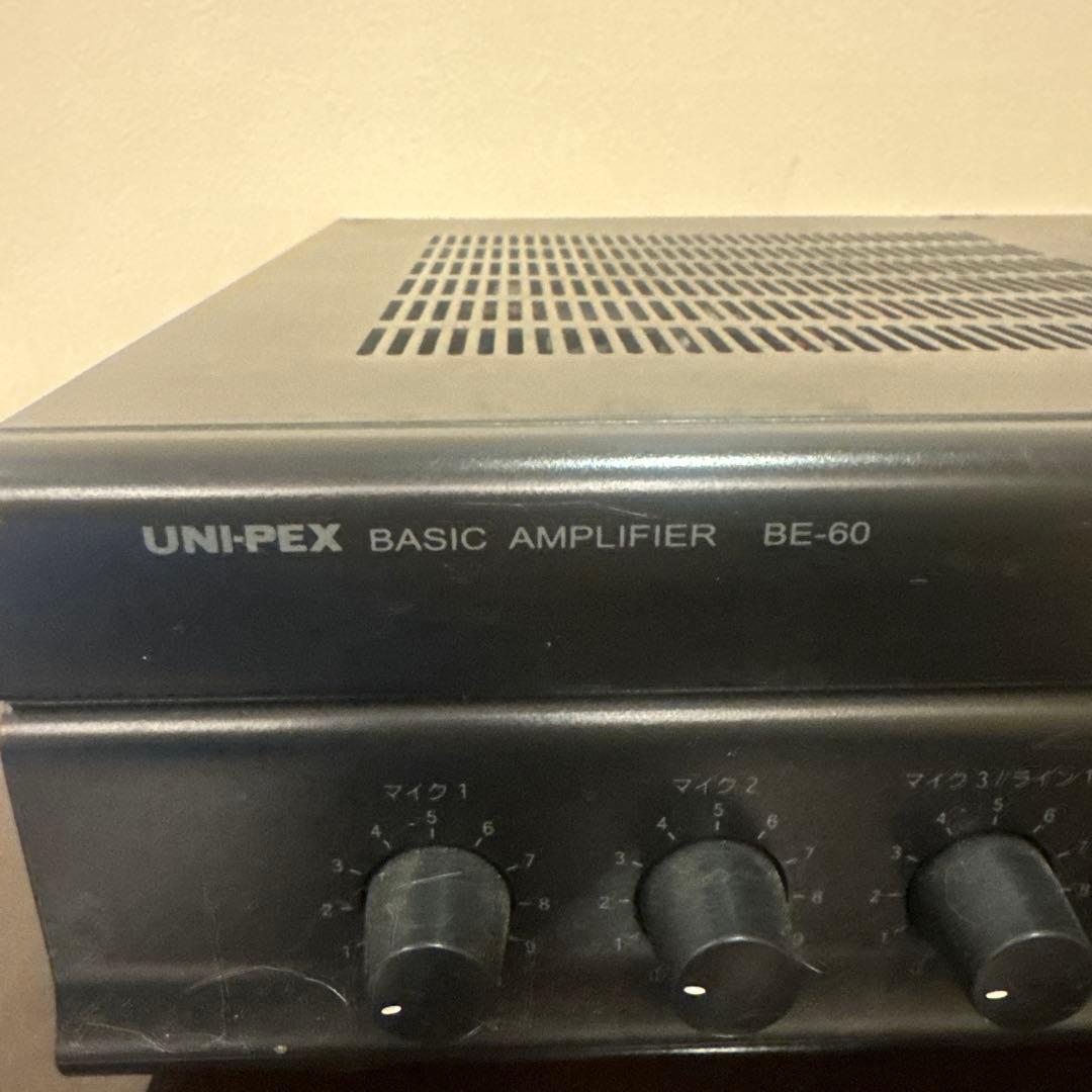 【BE-60】UNI-PEX 卓上型ベーシックアンプ 60W