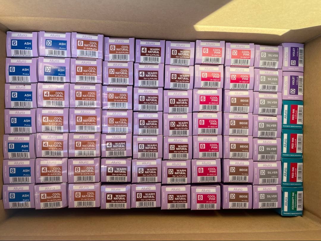 【1月限定・大幅値下げ】ロレアル　alluria カラー剤　145本　セット