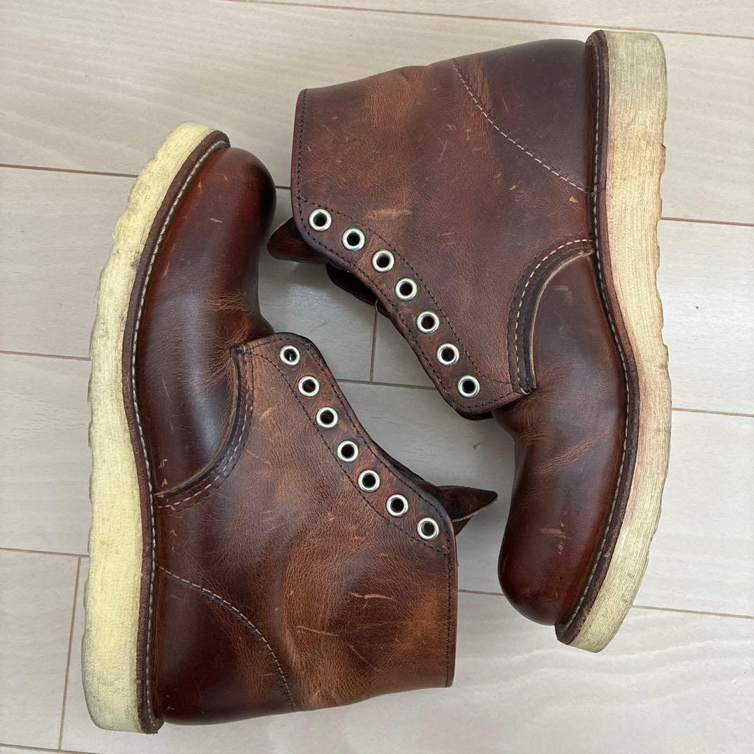 レッドウィング　US6D 赤茶9111 日本サイズ24.5cm 美品