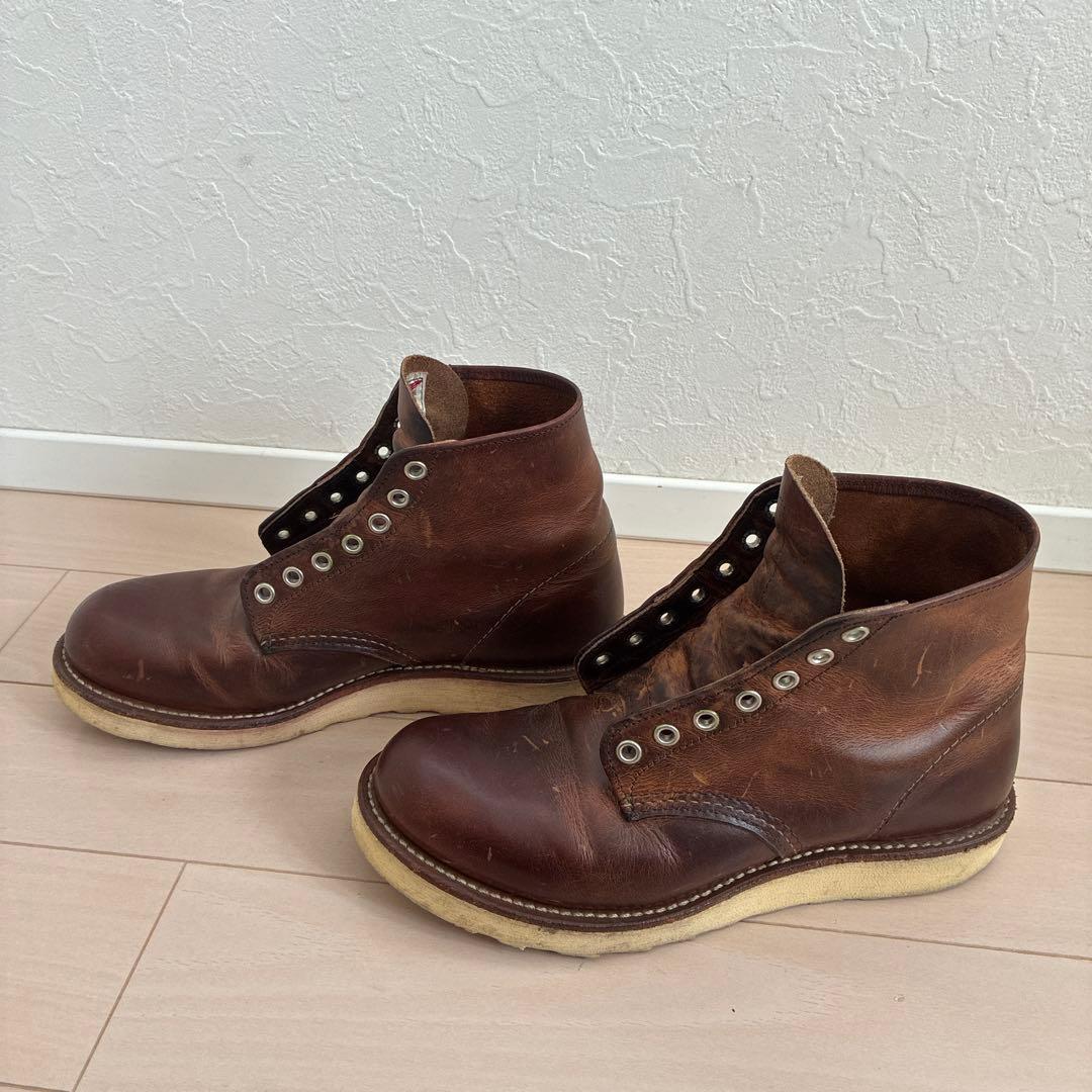 レッドウィング　US6D 赤茶9111 日本サイズ24.5cm 美品