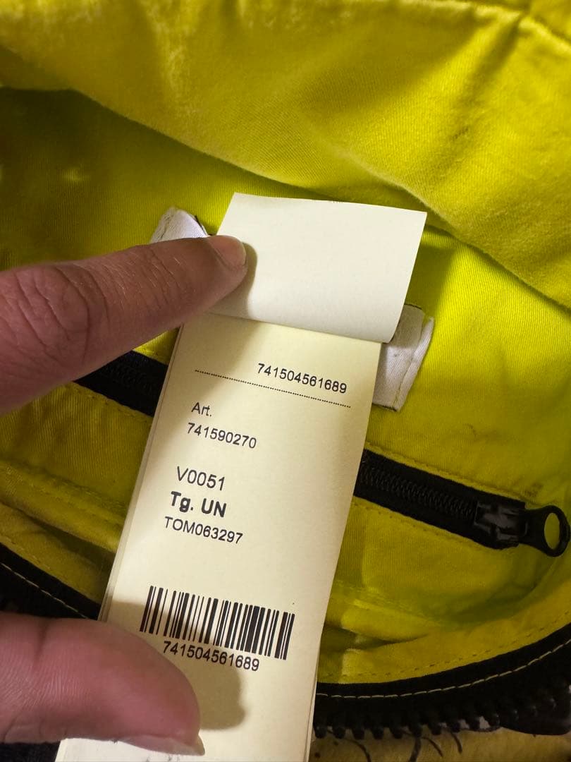 STONE  イエロー メッセンジャーバッグ