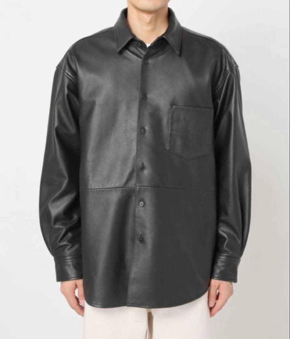 ぴ*ぴ様 ラムレザーファットシャツ　ジャーナルスタンダード　羊革