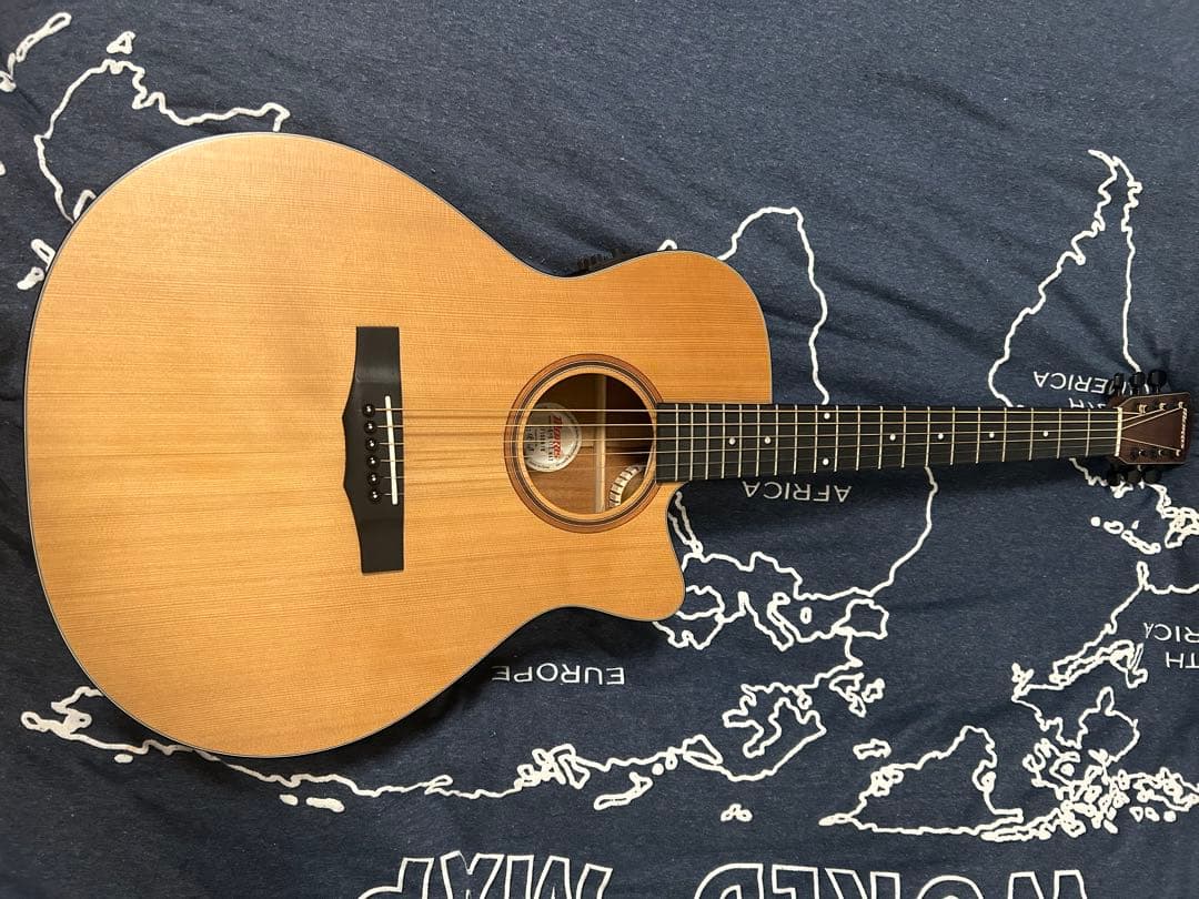 Morris S-31E アコギ タリアカポ ギターケースセット　もも