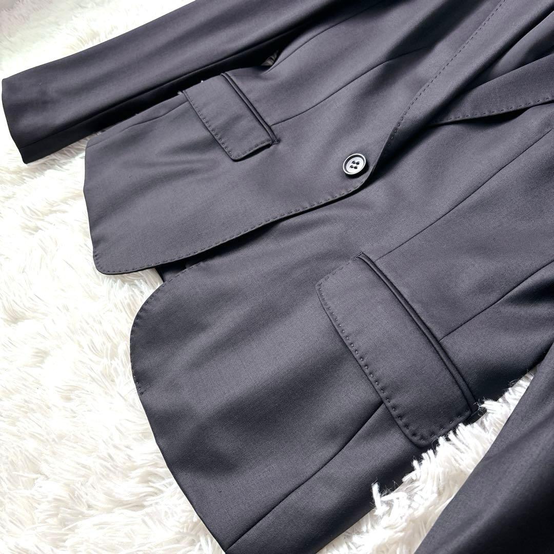 【未使用級】23区tessuti bahariye 高級生地　パンツスーツ　黒