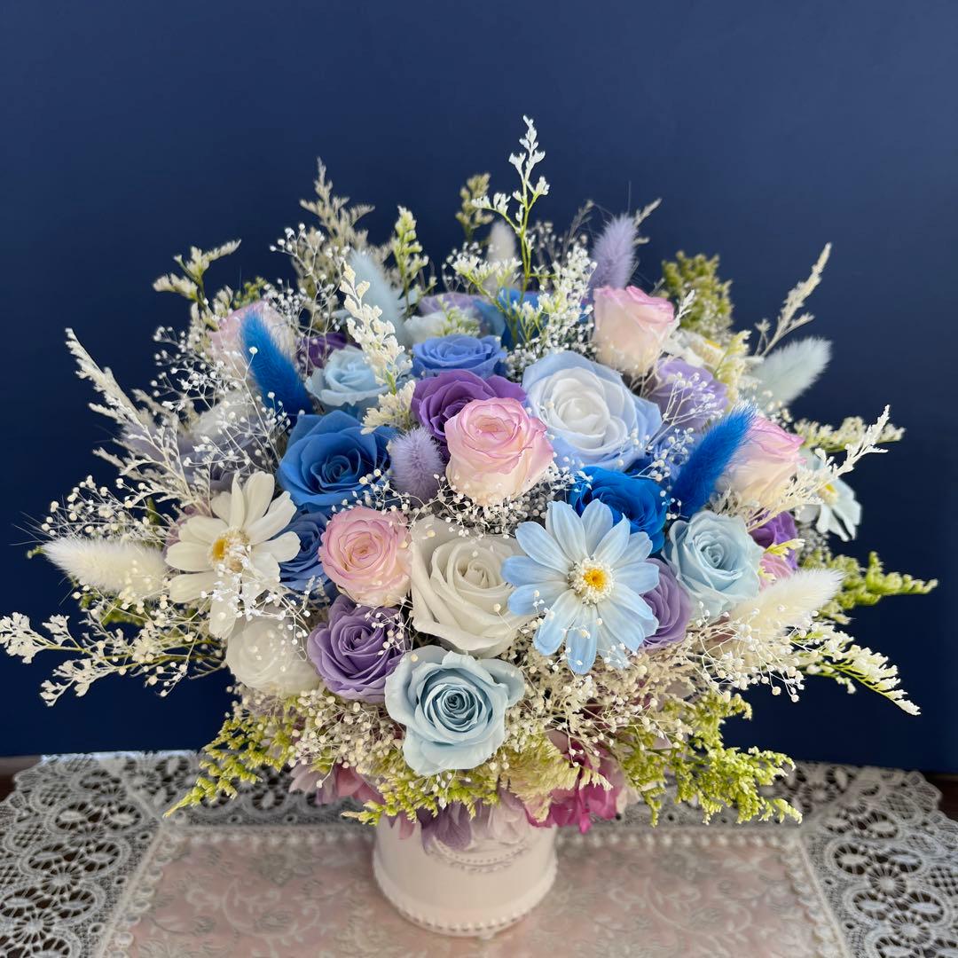 【あっちゃん】ブリザードフラワーアレンジ