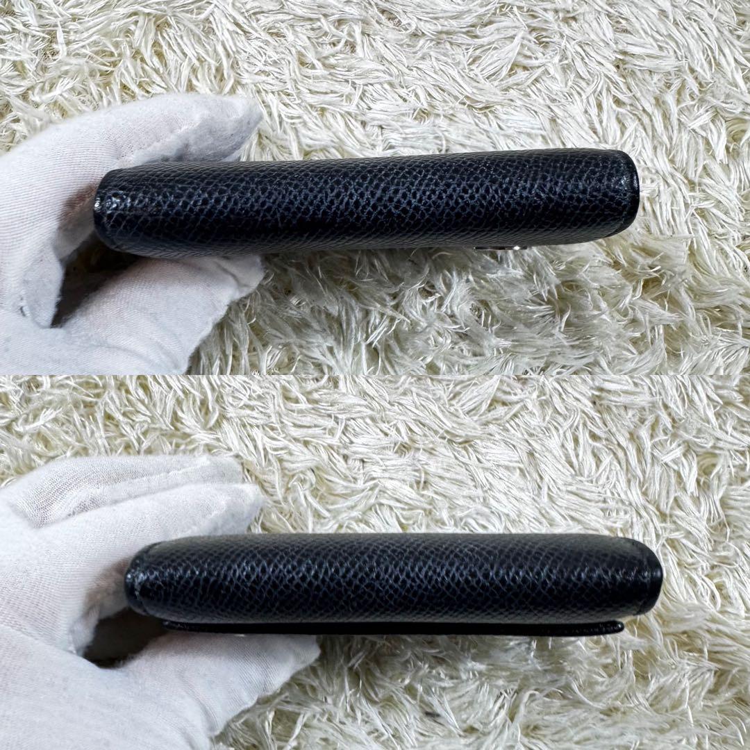 大人気✨ブルガリマン　ケース　サークルロゴ　レザー　黒　カードケース