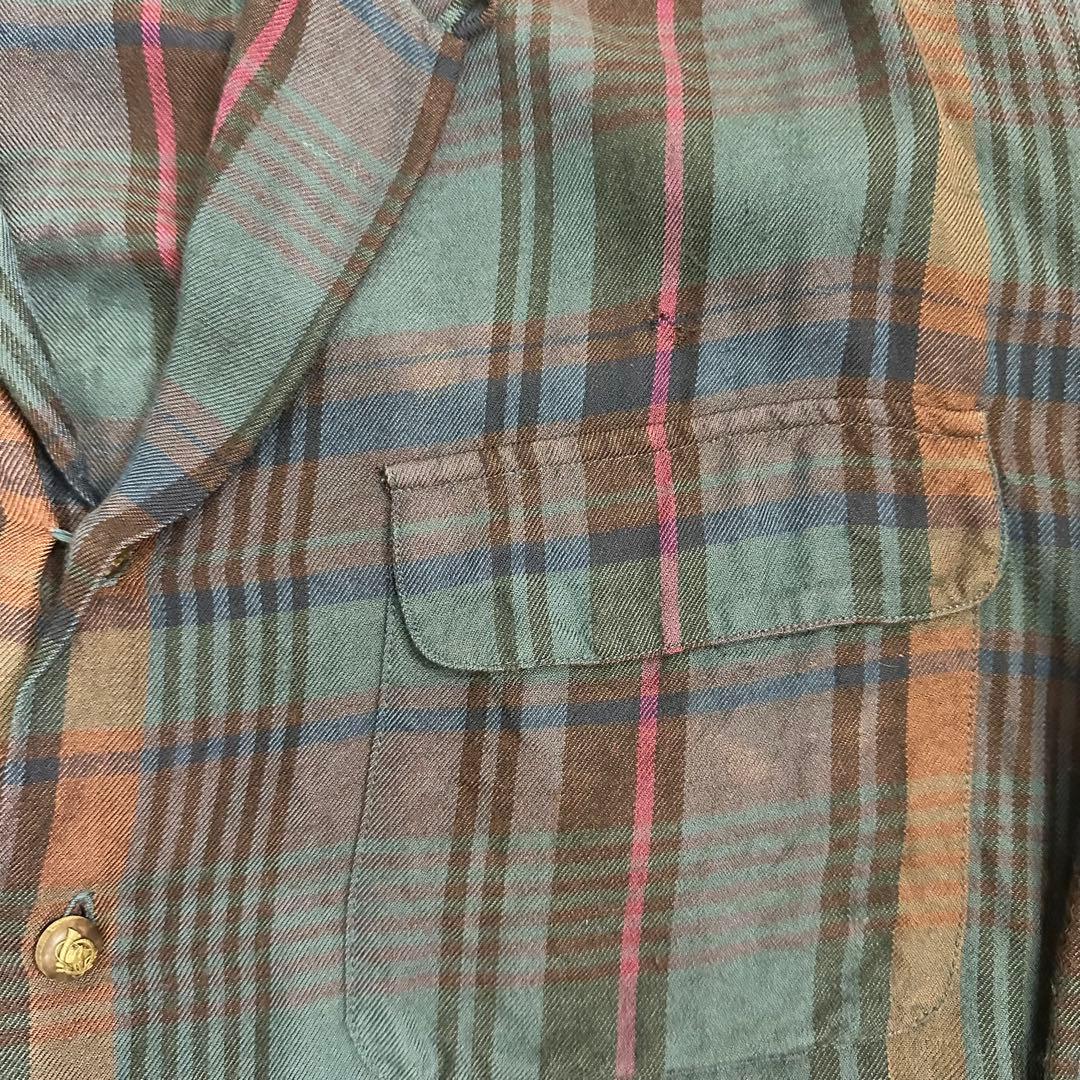 90s Polo Ralph Lauren 【レーヨン 開襟シャツ】