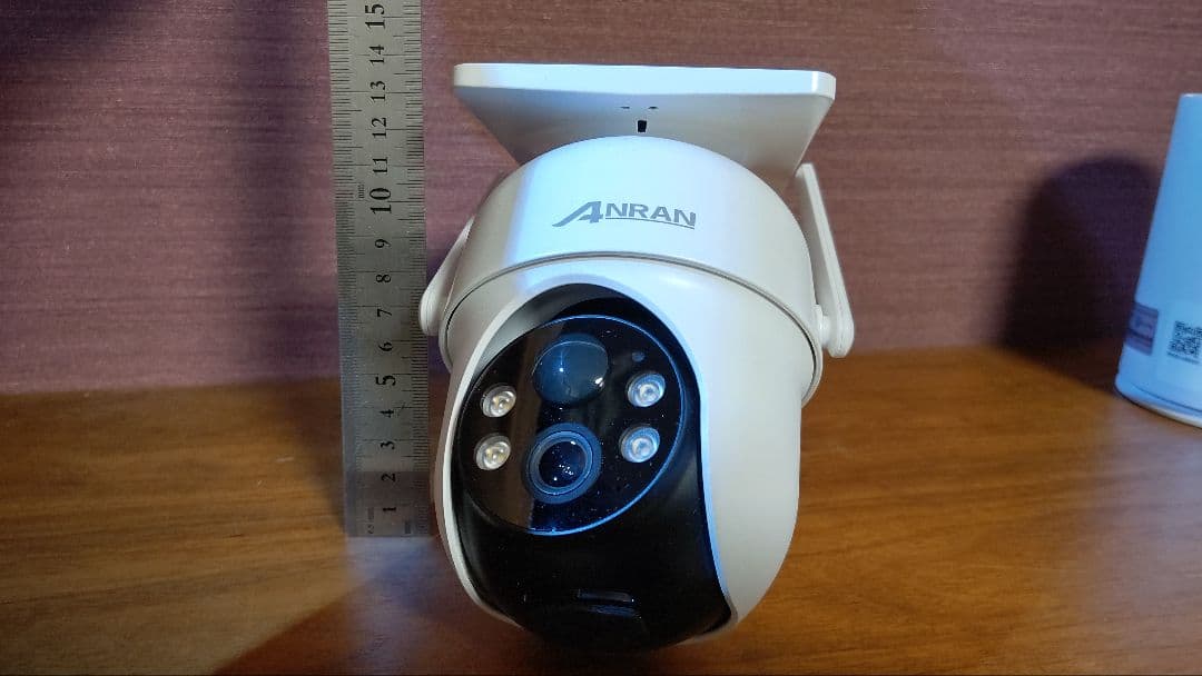 ANRAN 防犯カメラ Wi-Fi ソーラー アプリ　遠隔　無線　取付簡単