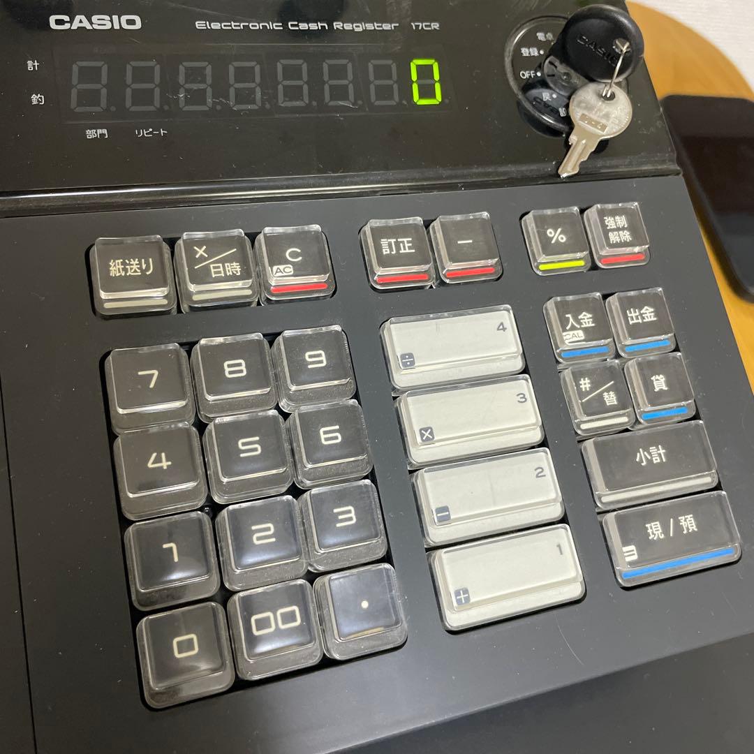 CASIO 電子レジスター　17CR