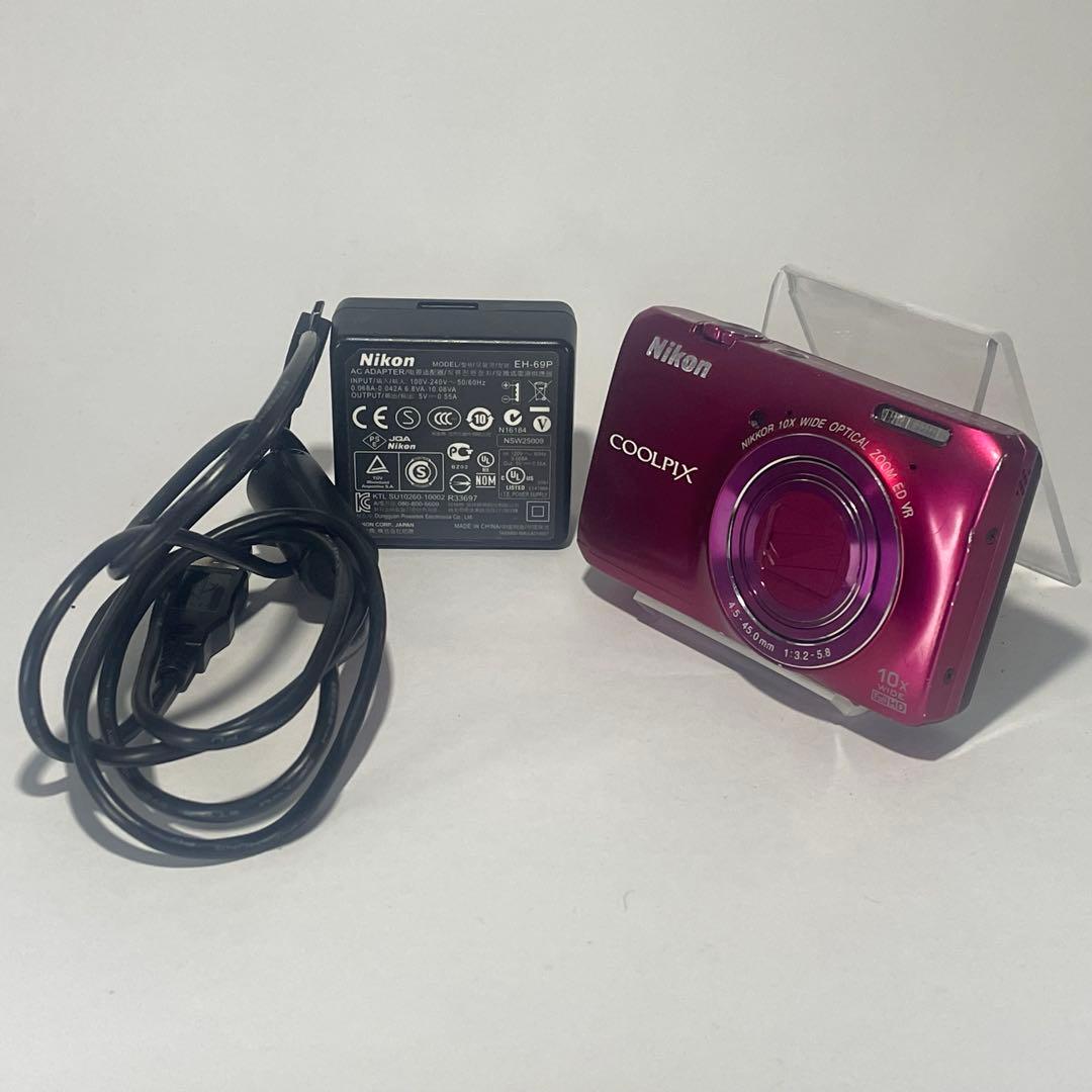 【動作確認済】Nikon COOLPIX S6300 ピンク