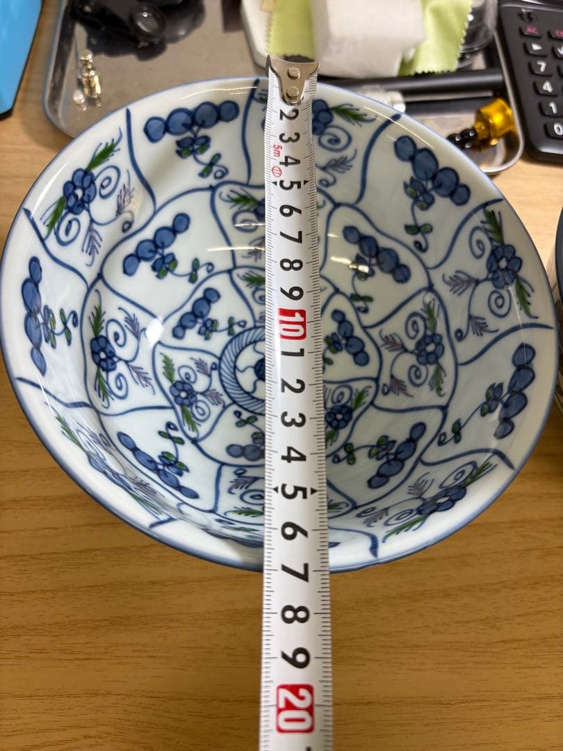 源右衛門窯　染錦なずな紋　麺鉢　源右衛門　4鉢おまとめセット