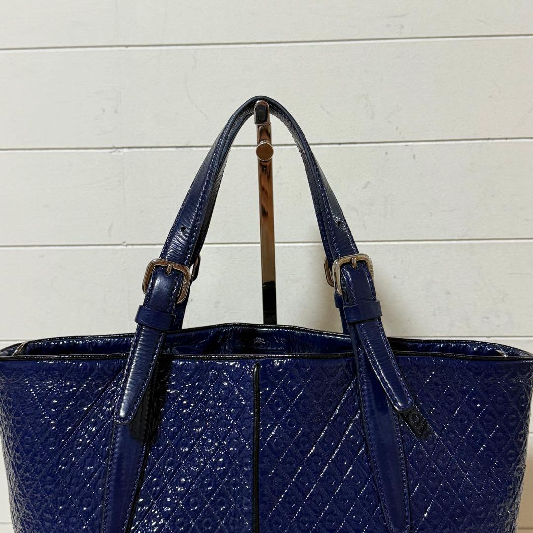 ⭐️極美品⭐️　TOD's　トッズ　2way　ハンドバッグ　トート　ネイビーブルー