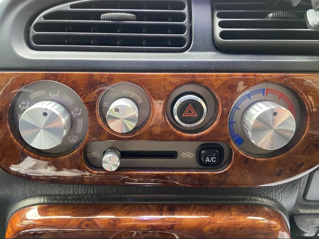 L700S ミラジーノ　エアコン　ツマミ　ノブ　シルバー