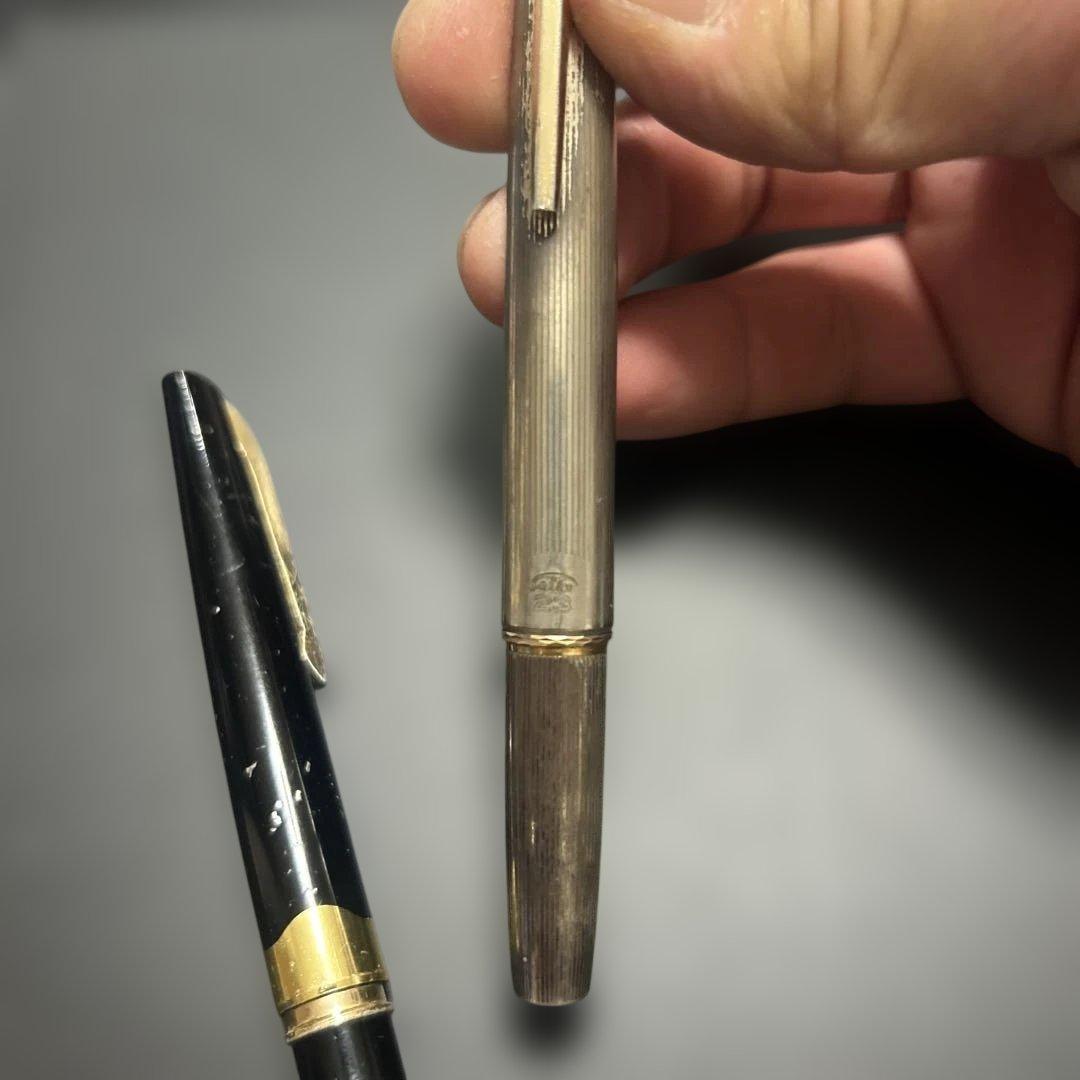 万年筆 金製ペン先23K、18K２本セット‼️