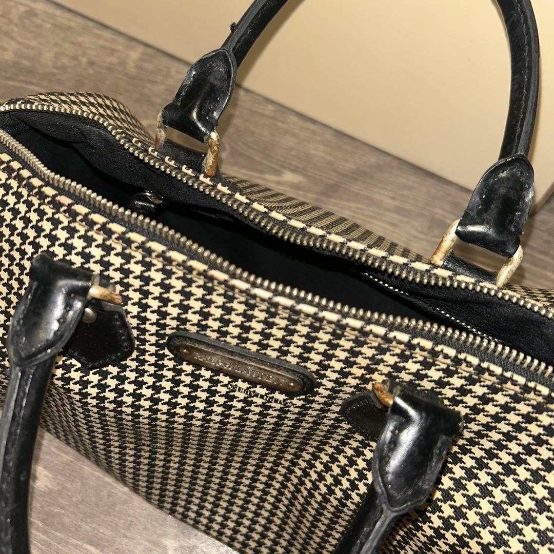 m*1様 RALPH LAUREN / ボストンバッグ　千鳥格子
