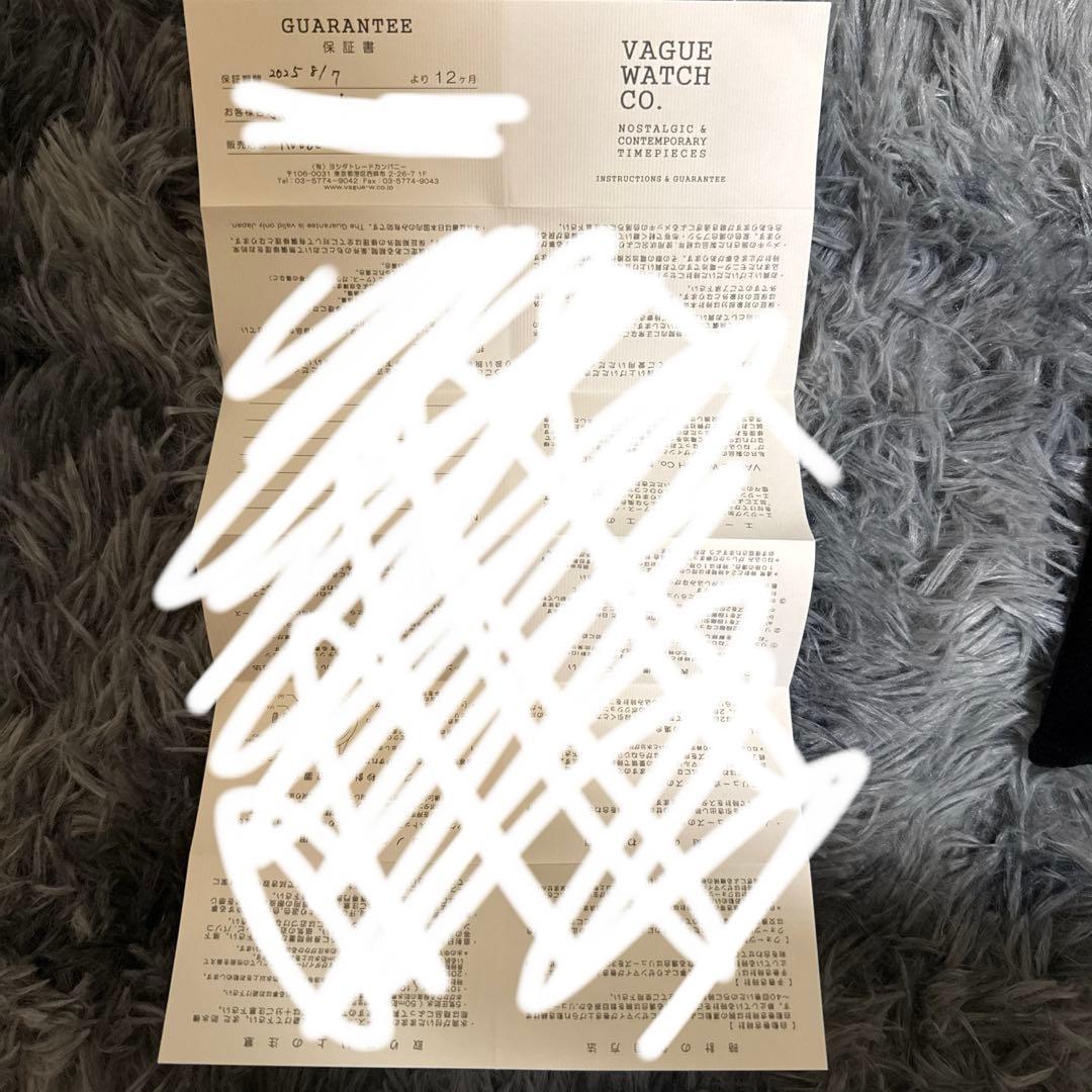 時計 VAGUE WATCH CO. Coussin BEGINNING
