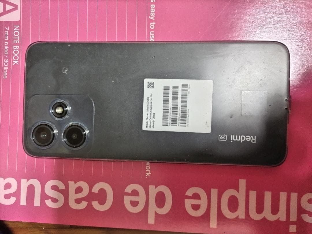 Xiaomi Redmi 12 5G 型番: XIG03