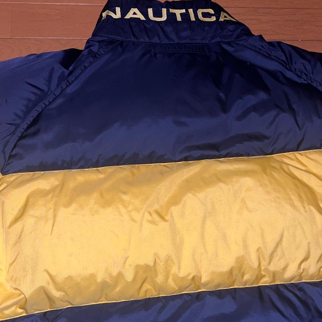 h*o様 【両A面】90s NAUTICA リバーシブル ダウンジャケット