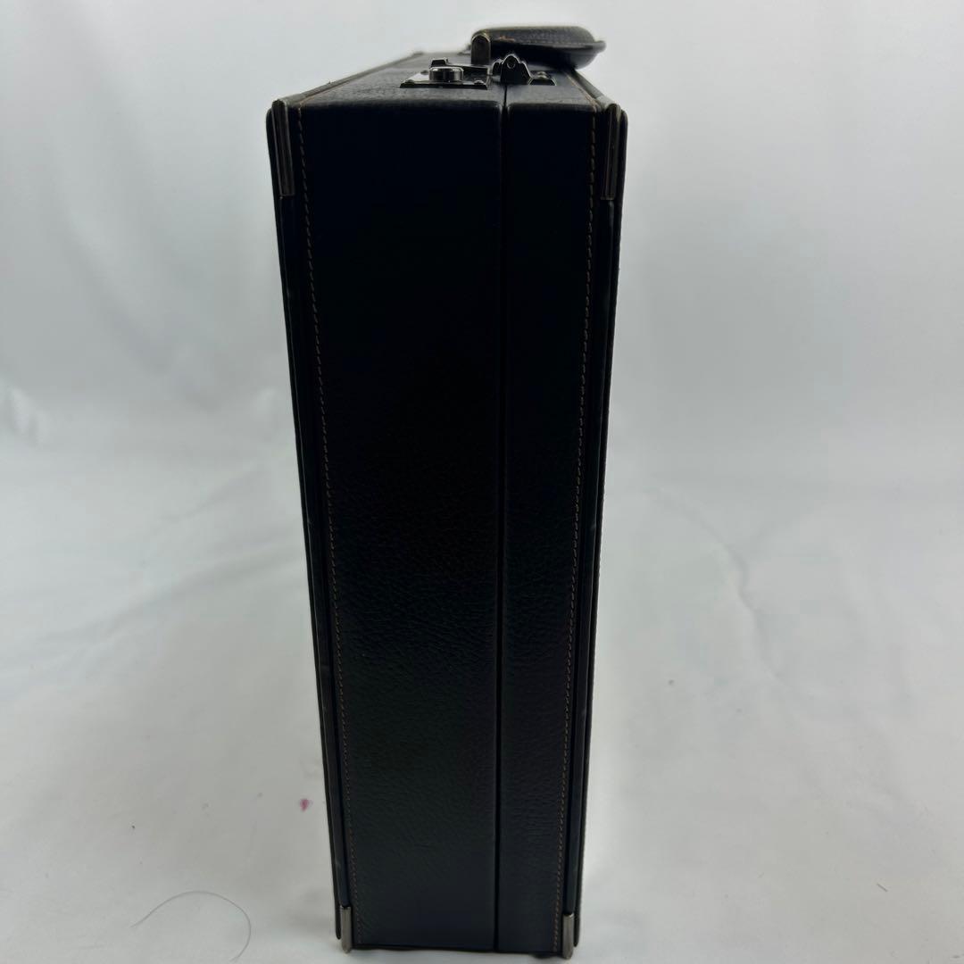 【美品】ダンヒル　アタッシュケース　ダレスバッグ　ダイヤルロック　オールレザー