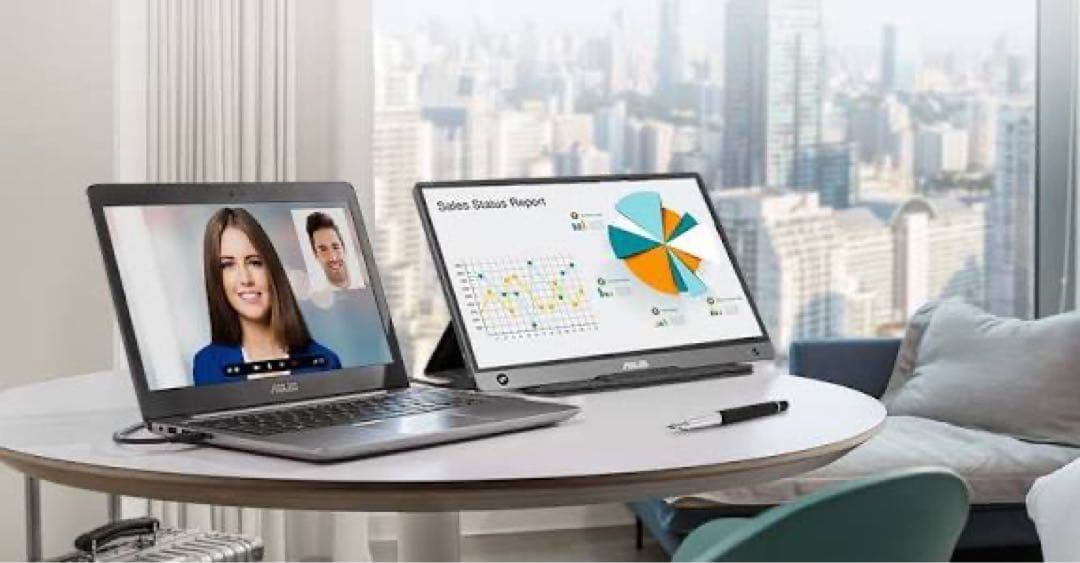 【極美品】ASUS ZenScreenMB16AHモバイルディスプレイ15.6型