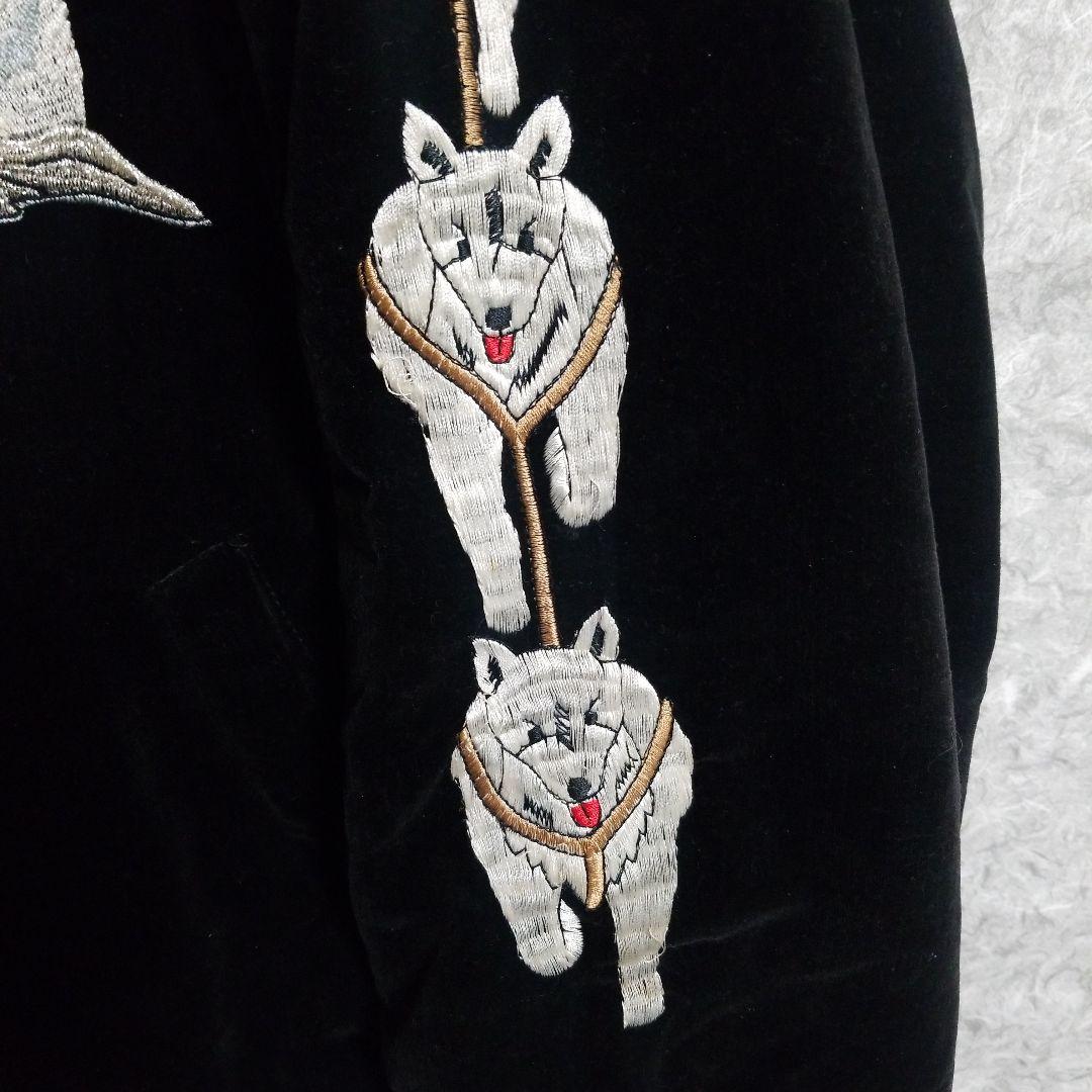 y2k 90s 別珍　Alaska アラスカ　スーベニア　ベロア　スカジャン