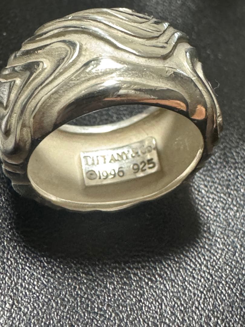 Tiffany ウッド リング 木目