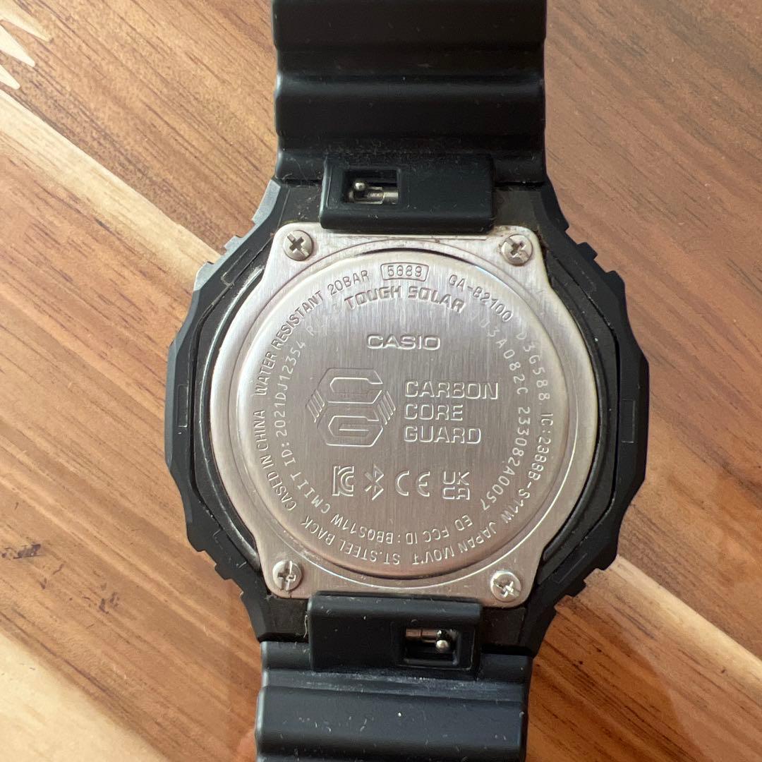 ふむふむ。 G-SHOCK GA-B2100 ブラック デジタル腕時計