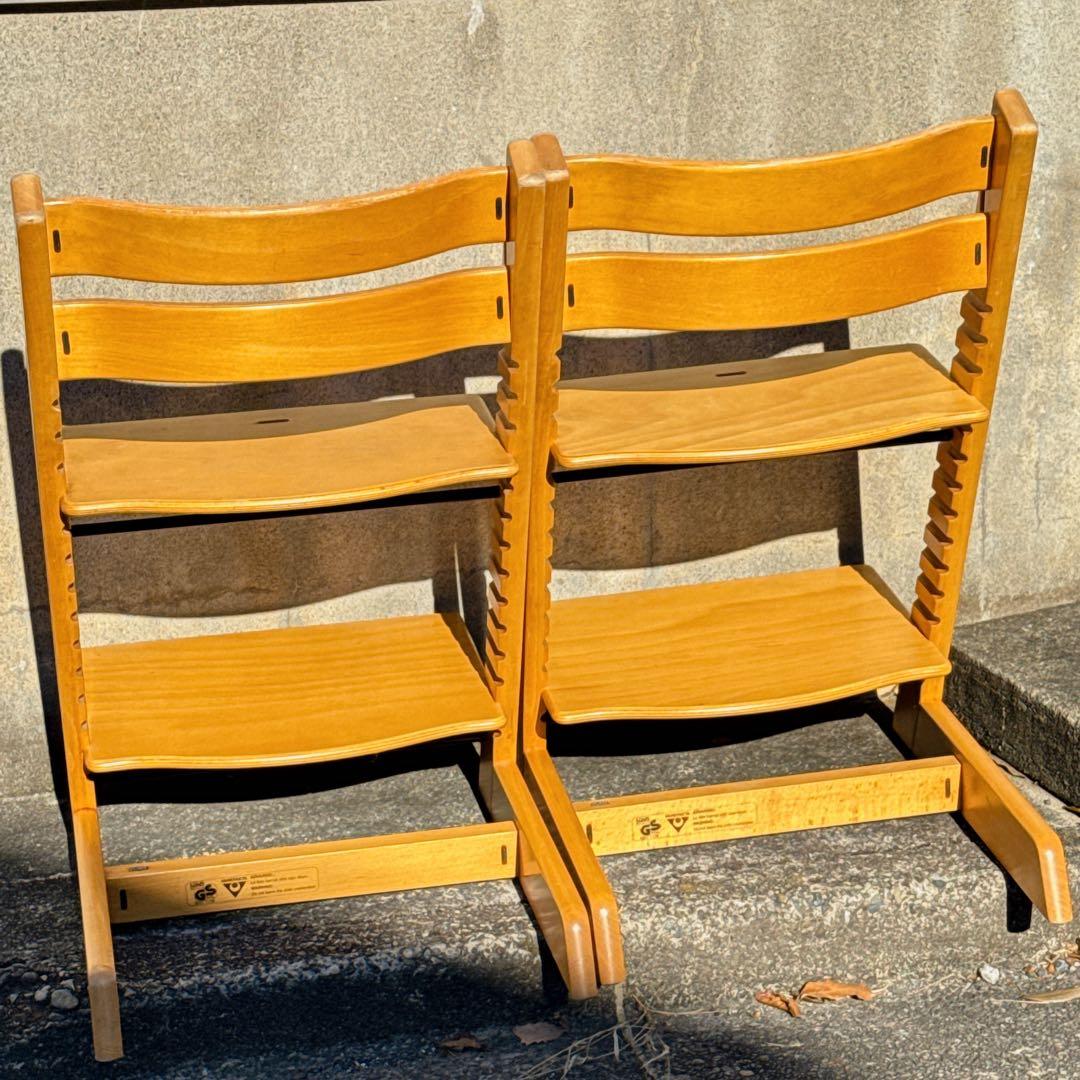 良品 STOKKE ストッケ トリップトラップ 2個 シリアル0 ハイチェア