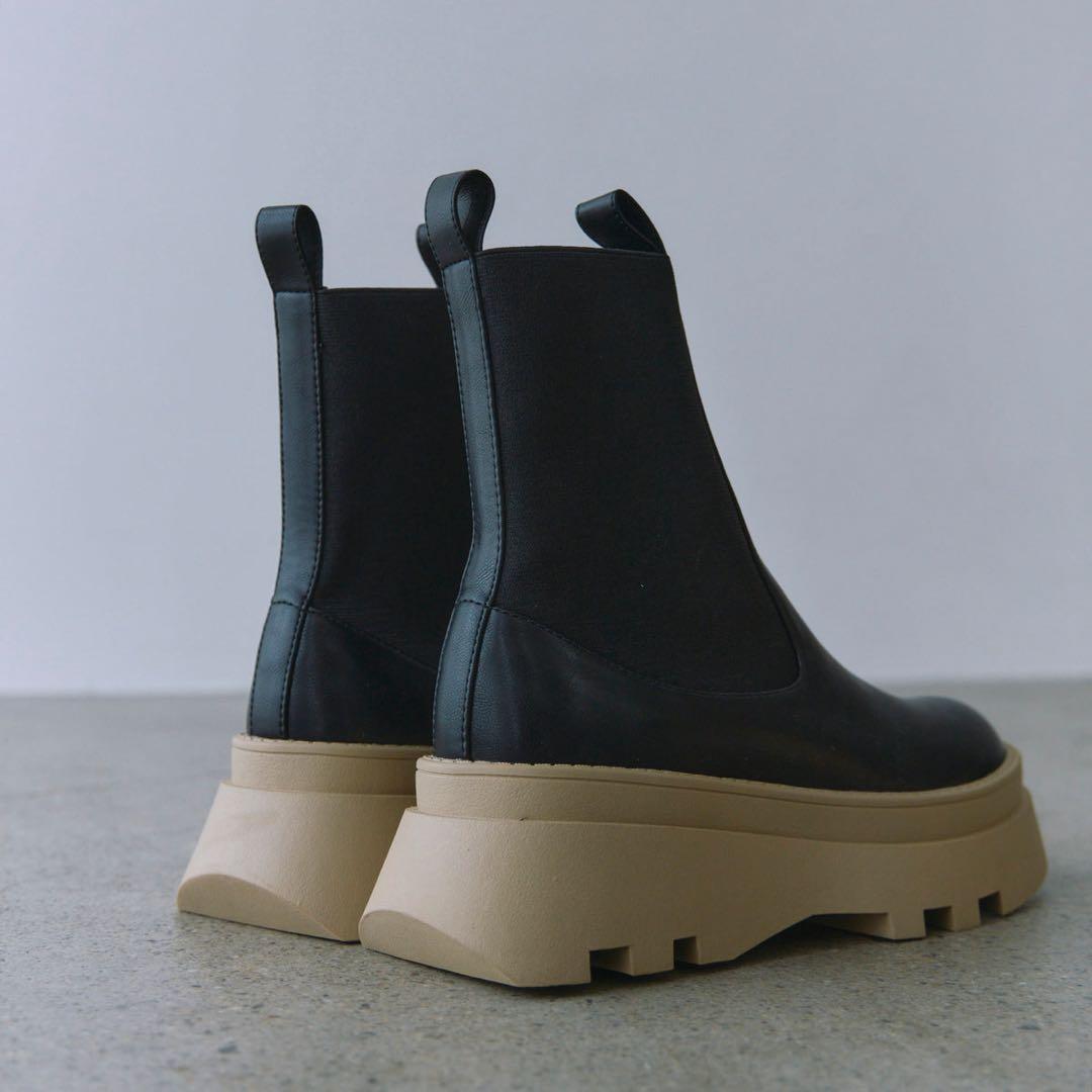 【週末限定値下げ】新品未使用Mould soleサイドゴアショートブーツXL