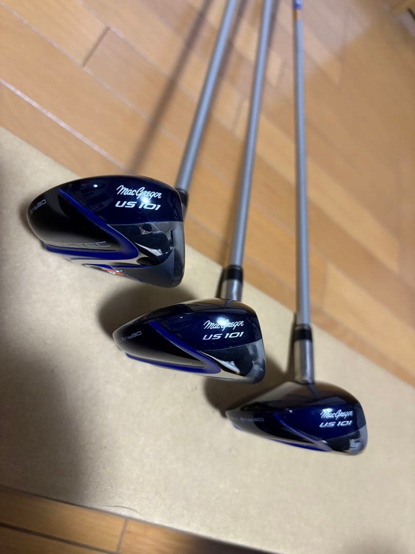 【美品】マグレガー ユーティリティ（20.23.26度） 3本セット カーボンR