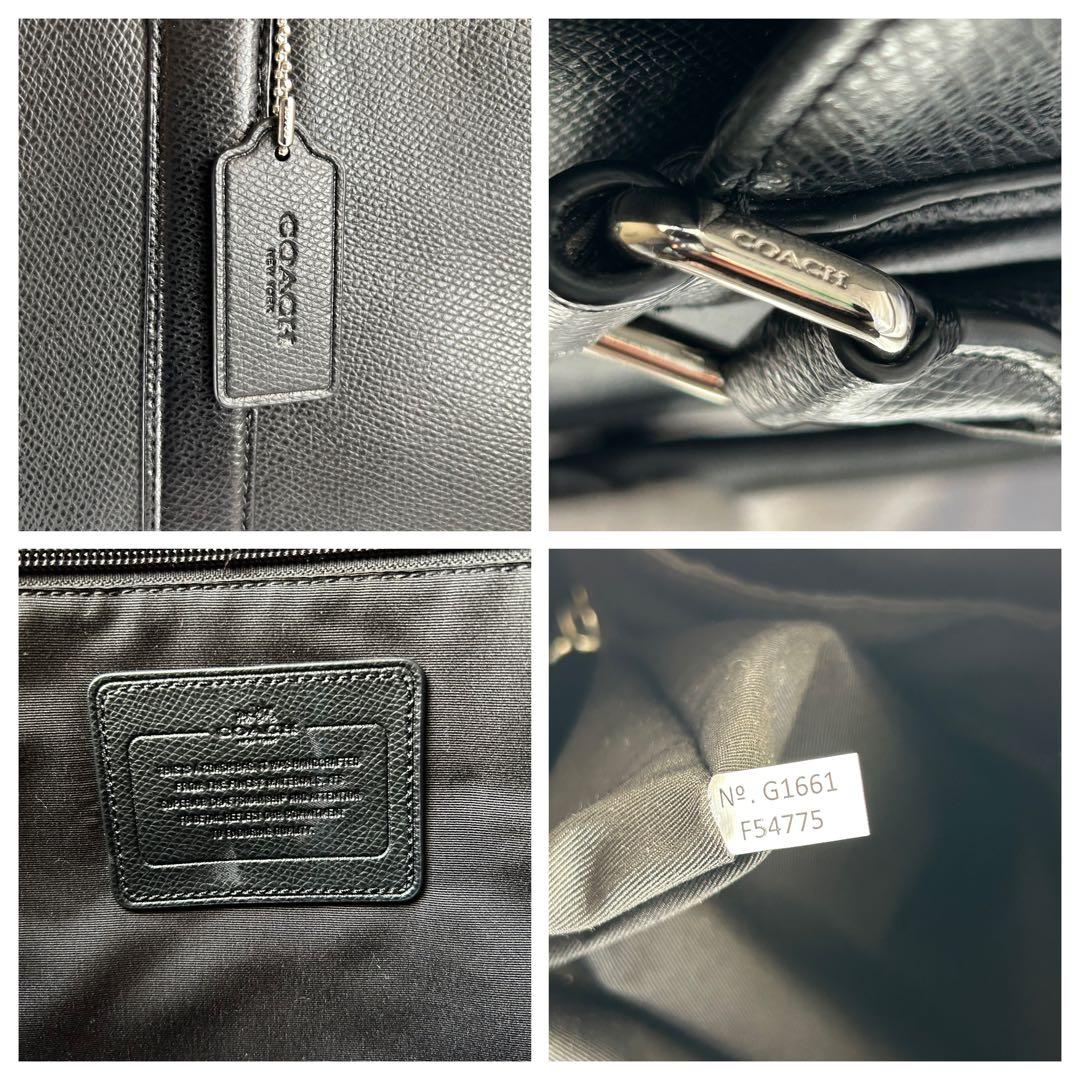 【美品】COACH コーチ メトロポリタン ビジネスバッグ 2way 黒 人気