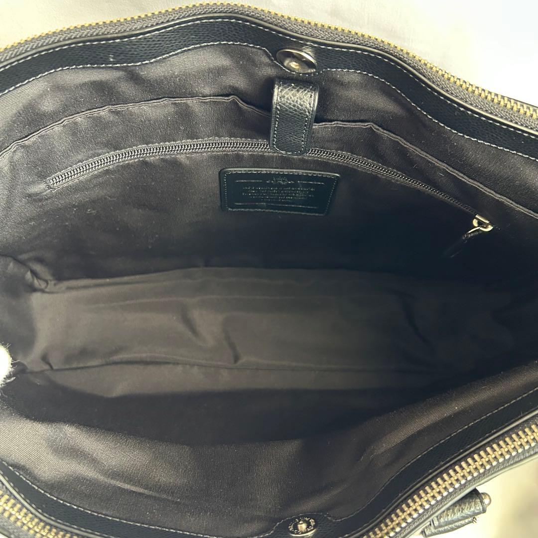 【美品】COACH コーチ メトロポリタン ビジネスバッグ 2way 黒 人気
