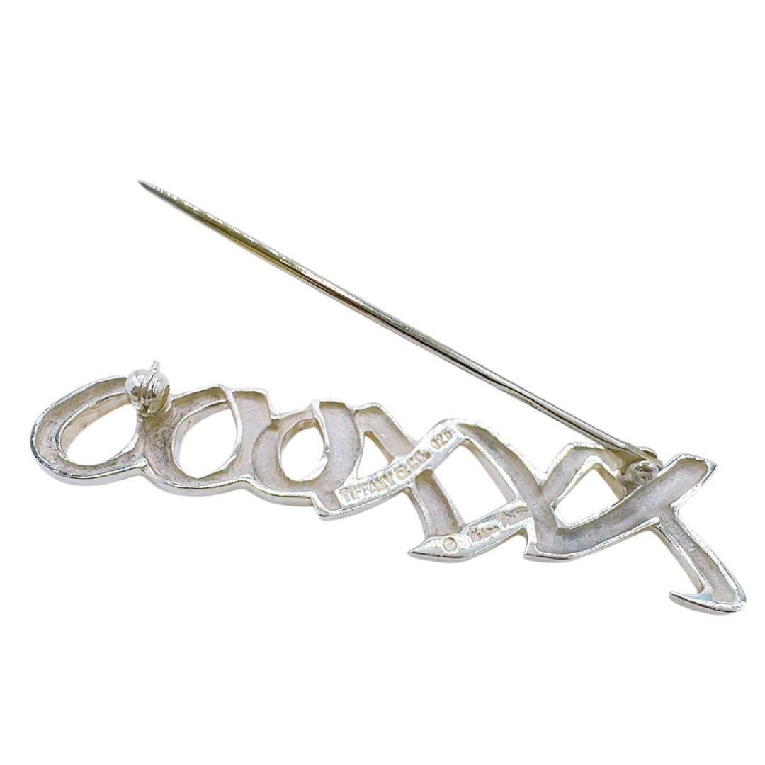 【美品】ティファニー ブローチ ラブ&キス シルバー 925 パロマピカソ 刻印