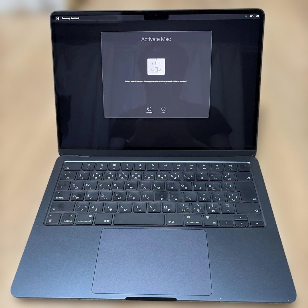 Macbook air　M2 16GB 512GB　ミッドナイト