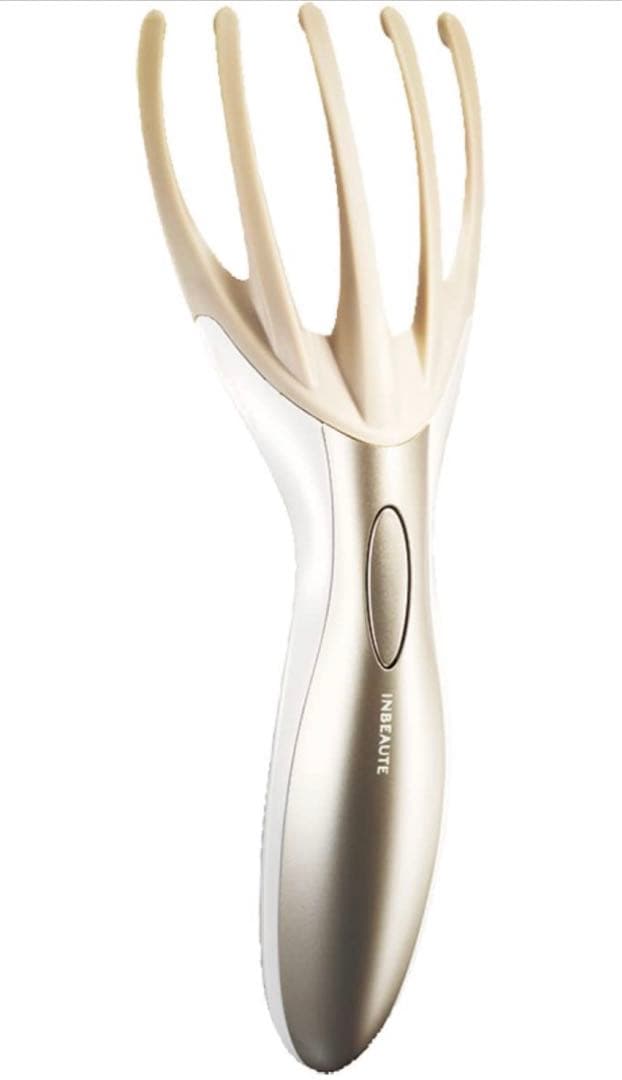 美しいフィンガーヘッドスパ振動電動ャー 顔首用