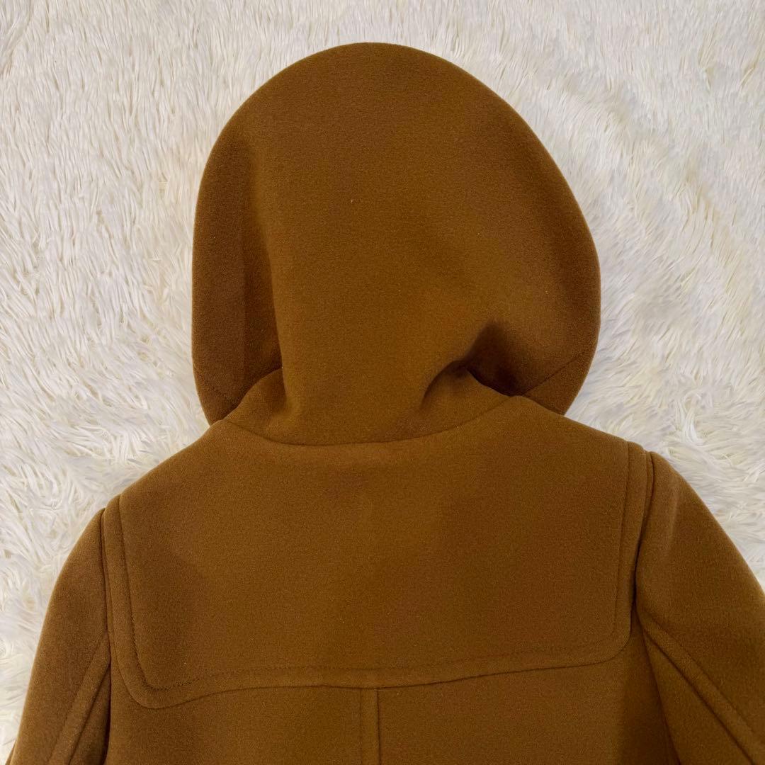 美品 MACPHEE メルトンウール ロング ダッフルコート キャメル