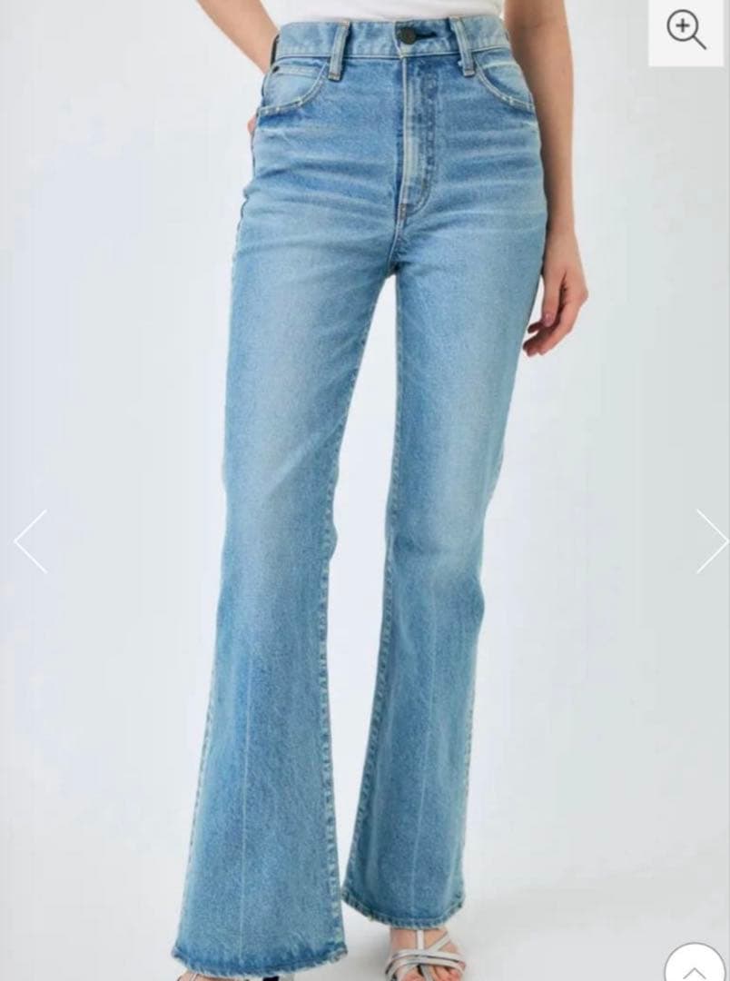 パンツ MOUSSY MVS L/BLU FLARE 23