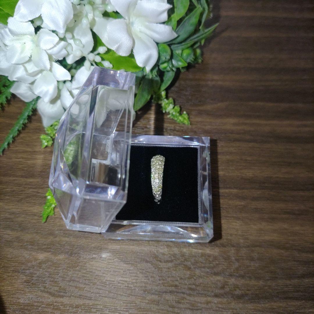 K18WG ダイヤモンド　パヴェ　リング　1.03ct