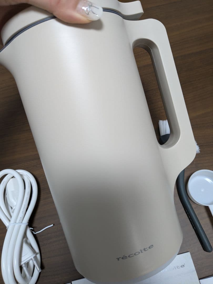 ☆2回使用　レコルト　自動調理ポット☆スープ　豆乳　自家製　時短