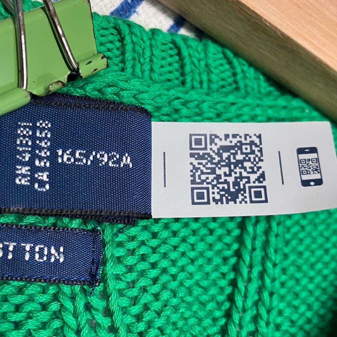 【希少】近年モデル　ラルフローレン　ケーブル　ニット　ピマコットン　セーター