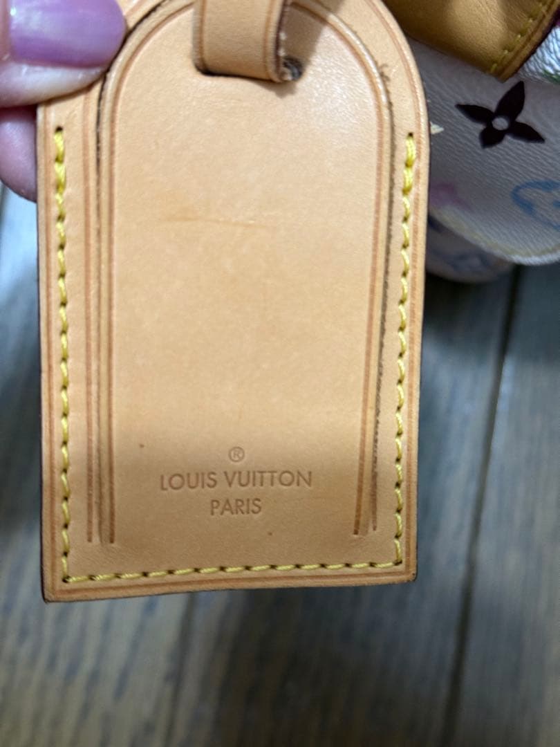 Louis Vuitton バケットバッグ ホワイト/マルチカラー