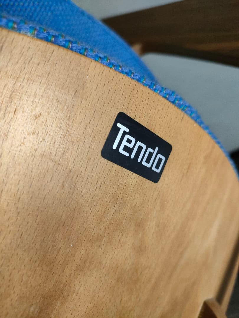 ★値下げ交渉歓迎　天童木工　低座椅子　水色　椅子　チェア　低座イス　Tendo