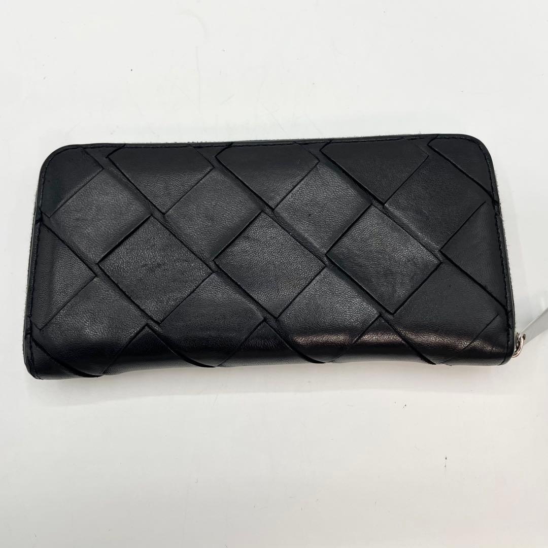 ボッテガヴェネタ　マキシイントレ　ブラック　黒　長財布RFID認証済み