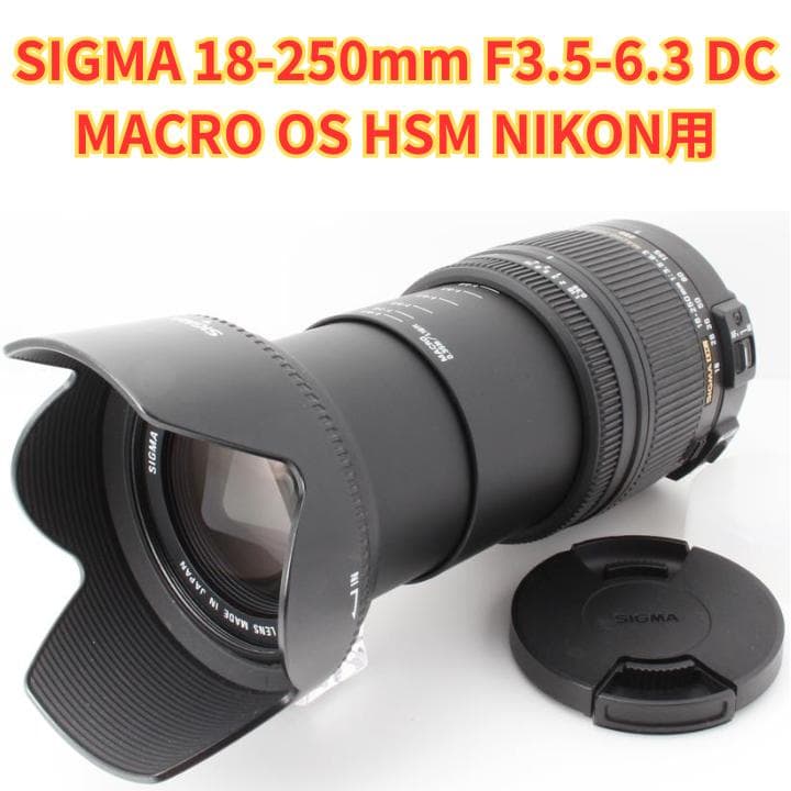 １台で標準〜望遠まで撮影できる！シグマ 18-250mm F6.3 ニコン用